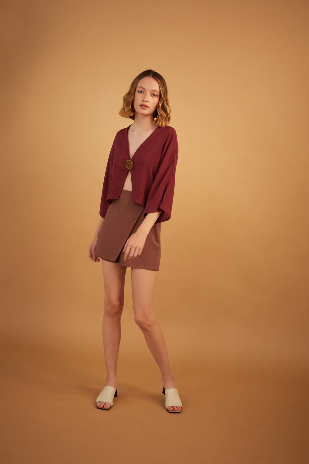 FALDA SHORT TATACOA CHOCOLATE